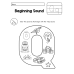 Alphabet Beginning Sound Activity Sheets (A-Z) | Toddler Phonics Sound Recognition Coloring Book | Early Literacy Morning Work Printable