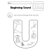 Alphabet Beginning Sound Activity Sheets (A-Z) | Toddler Phonics Sound Recognition Coloring Book | Early Literacy Morning Work Printable