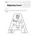 Alphabet Beginning Sound Activity Sheets (A-Z) | Toddler Phonics Sound Recognition Coloring Book | Early Literacy Morning Work Printable