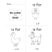 A to Z Alphabet Letter Tracing Worksheets | Preschool Handwriting Practice Worksheet Pack | Kids Uppercase and Lowercase Activity Book Digital Download PDF