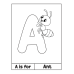 A to Z Alphabet Coloring Book Worksheets | Preschool Letter Recognition Activity Pages | Toddler Early Literacy Animal and Object Coloring Sheets Digital Download PDF