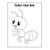 A to Z Alphabet Coloring Book Worksheets | Preschool Letter Recognition Activity Pages | Toddler Early Literacy Animal and Object Coloring Sheets Digital Download PDF