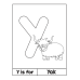 A to Z Alphabet Coloring Book Worksheets | Preschool Letter Recognition Activity Pages | Toddler Early Literacy Animal and Object Coloring Sheets Digital Download PDF