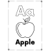 A to Z Alphabet and Beginning Sounds Coloring Book Worksheets | Preschool Letter Recognition Activity Pages | Toddler Early Literacy ABC Initial Sound Object Coloring Sheets Digital Download PDF
