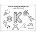 Trace Letter and Color the Beginning Sound Worksheet A-Z Printable PDF | Alphabet Activity for Preschool, Kindergarten & 1st Grade