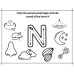 Trace Letter and Color the Beginning Sound Worksheet A-Z Printable PDF | Alphabet Activity for Preschool, Kindergarten & 1st Grade