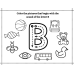 Trace Letter and Color the Beginning Sound Worksheet A-Z Printable PDF | Alphabet Activity for Preschool, Kindergarten & 1st Grade