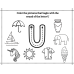 Trace Letter and Color the Beginning Sound Worksheet A-Z Printable PDF | Alphabet Activity for Preschool, Kindergarten & 1st Grade
