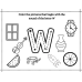 Trace Letter and Color the Beginning Sound Worksheet A-Z Printable PDF | Alphabet Activity for Preschool, Kindergarten & 1st Grade