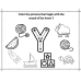 Trace Letter and Color the Beginning Sound Worksheet A-Z Printable PDF | Alphabet Activity for Preschool, Kindergarten & 1st Grade
