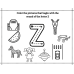 Trace Letter and Color the Beginning Sound Worksheet A-Z Printable PDF | Alphabet Activity for Preschool, Kindergarten & 1st Grade