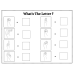 Trace Letter and Color the Beginning Sound Worksheet A-Z Printable PDF | Alphabet Activity for Preschool, Kindergarten & 1st Grade