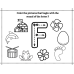 Trace Letter and Color the Beginning Sound Worksheet A-Z Printable PDF | Alphabet Activity for Preschool, Kindergarten & 1st Grade