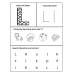 Color the Letter, Trace the Letter, Circle the Beginning Sound & Search the Letter Worksheet A-Z Printable PDF | Alphabet Activity for Preschool, Kindergarten & 1st Grade