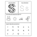 Color the Letter, Trace the Letter, Circle the Beginning Sound & Search the Letter Worksheet A-Z Printable PDF | Alphabet Activity for Preschool, Kindergarten & 1st Grade