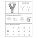 Color the Letter, Trace the Letter, Circle the Beginning Sound & Search the Letter Worksheet A-Z Printable PDF | Alphabet Activity for Preschool, Kindergarten & 1st Grade