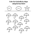 Color the Object by Shape Worksheets | Printable Shape Recognition with Answer Key Activity