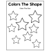 Color the Shape Worksheets for Preschool & Kindergarten Kids | Shape Coloring Activity