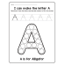 Letter Tracing Worksheets A-Z | Dot Marker Fill-in-the-Circle Alphabet Practice Pages for Preschool & Kindergarten