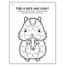 Letter Tracing Worksheets A-Z | Dot Marker Fill-in-the-Circle Alphabet Practice Pages for Preschool & Kindergarten