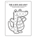 Letter Tracing Worksheets A-Z | Dot Marker Fill-in-the-Circle Alphabet Practice Pages for Preschool & Kindergarten