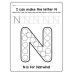 Letter Tracing Worksheets A-Z | Dot Marker Fill-in-the-Circle Alphabet Practice Pages for Preschool & Kindergarten