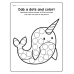 Letter Tracing Worksheets A-Z | Dot Marker Fill-in-the-Circle Alphabet Practice Pages for Preschool & Kindergarten