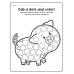Letter Tracing Worksheets A-Z | Dot Marker Fill-in-the-Circle Alphabet Practice Pages for Preschool & Kindergarten