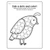 Letter Tracing Worksheets A-Z | Dot Marker Fill-in-the-Circle Alphabet Practice Pages for Preschool & Kindergarten