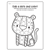 Letter Tracing Worksheets A-Z | Dot Marker Fill-in-the-Circle Alphabet Practice Pages for Preschool & Kindergarten