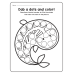 Letter Tracing Worksheets A-Z | Dot Marker Fill-in-the-Circle Alphabet Practice Pages for Preschool & Kindergarten