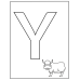 Alphabet Coloring Book A-Z | Word Worksheet for Preschool & Kindergarten Alphabet Learning Activities