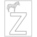 Alphabet Coloring Book A-Z | Word Worksheet for Preschool & Kindergarten Alphabet Learning Activities