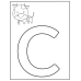 Alphabet Coloring Book A-Z | Word Worksheet for Preschool & Kindergarten Alphabet Learning Activities