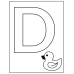 Alphabet Coloring Book A-Z | Word Worksheet for Preschool & Kindergarten Alphabet Learning Activities