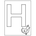 Alphabet Coloring Book A-Z | Word Worksheet for Preschool & Kindergarten Alphabet Learning Activities