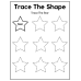 Trace the Shapes Worksheets | Shape Tracing Practice for Preschool & Kindergarten | Printable Early Learning Shape Activity Pages