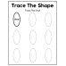 Trace the Shapes Worksheets | Shape Tracing Practice for Preschool & Kindergarten | Printable Early Learning Shape Activity Pages