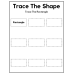 Trace the Shapes Worksheets | Shape Tracing Practice for Preschool & Kindergarten | Printable Early Learning Shape Activity Pages