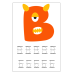 Letter Tracing Worksheet for Kids | A-Z Alphabet Handwriting Practice