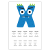 Letter Tracing Worksheet for Kids | A-Z Alphabet Handwriting Practice