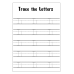 Letter Tracing Worksheet for Kids | A-Z Alphabet Handwriting Practice