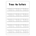 Letter Tracing Worksheet for Kids | A-Z Alphabet Handwriting Practice