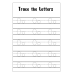 Letter Tracing Worksheet for Kids | A-Z Alphabet Handwriting Practice