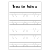 Letter Tracing Worksheet for Kids | A-Z Alphabet Handwriting Practice