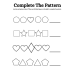 Complete the Pattern Activity Worksheet | Printable Pattern Practice for Kids