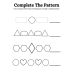 Complete the Pattern Activity Worksheet | Printable Pattern Practice for Kids