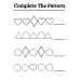 Complete the Pattern Activity Worksheet | Printable Pattern Practice for Kids