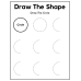 Draw the Shape Activity Worksheet | Fun Shape Practice for Children