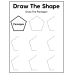 Draw the Shape Activity Worksheet | Fun Shape Practice for Children